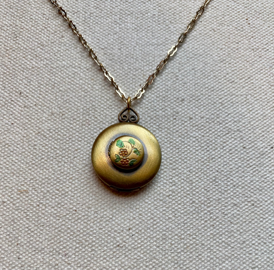 Double Locket Necklace