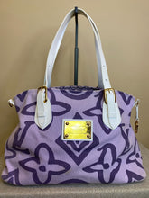 Load image into Gallery viewer, Louis Vuitton White and Purple Monogram Tahitienne Cabas PM, 9