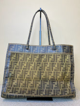 Load image into Gallery viewer, Fendi, Brown Zucca Mesh Tote, 24