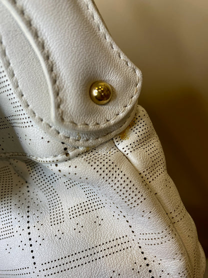 Fendi, Chef Flap Bag Perforated Zucca Leather Handbag, 3