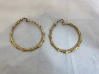 Gold Bamboo Hoops, 1970’s