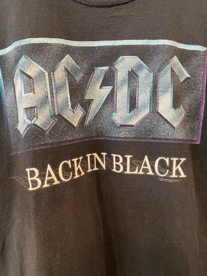 ACDC Back in Black Tee Shirt, 1996
