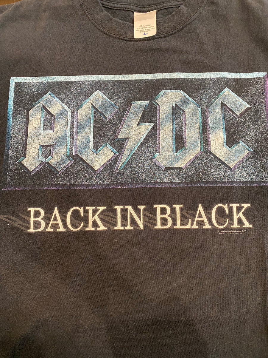 ACDC Back in Black Tee Shirt, 1996