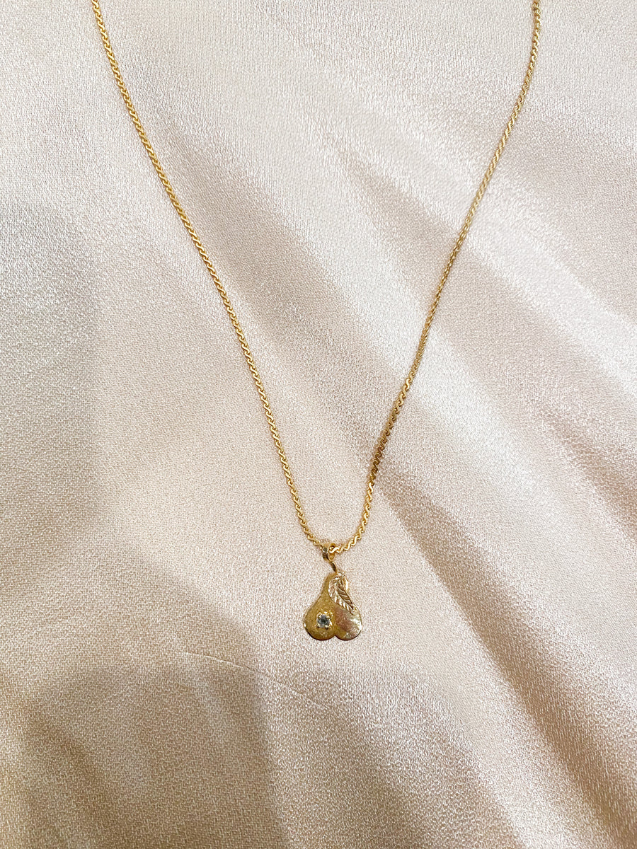 Tiny Pear Necklace