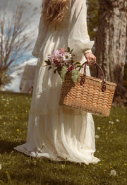 Wicker Picnic Basket, 1960's