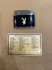 Vintage Playboy Bunny Lighter and Club Card, 1960's