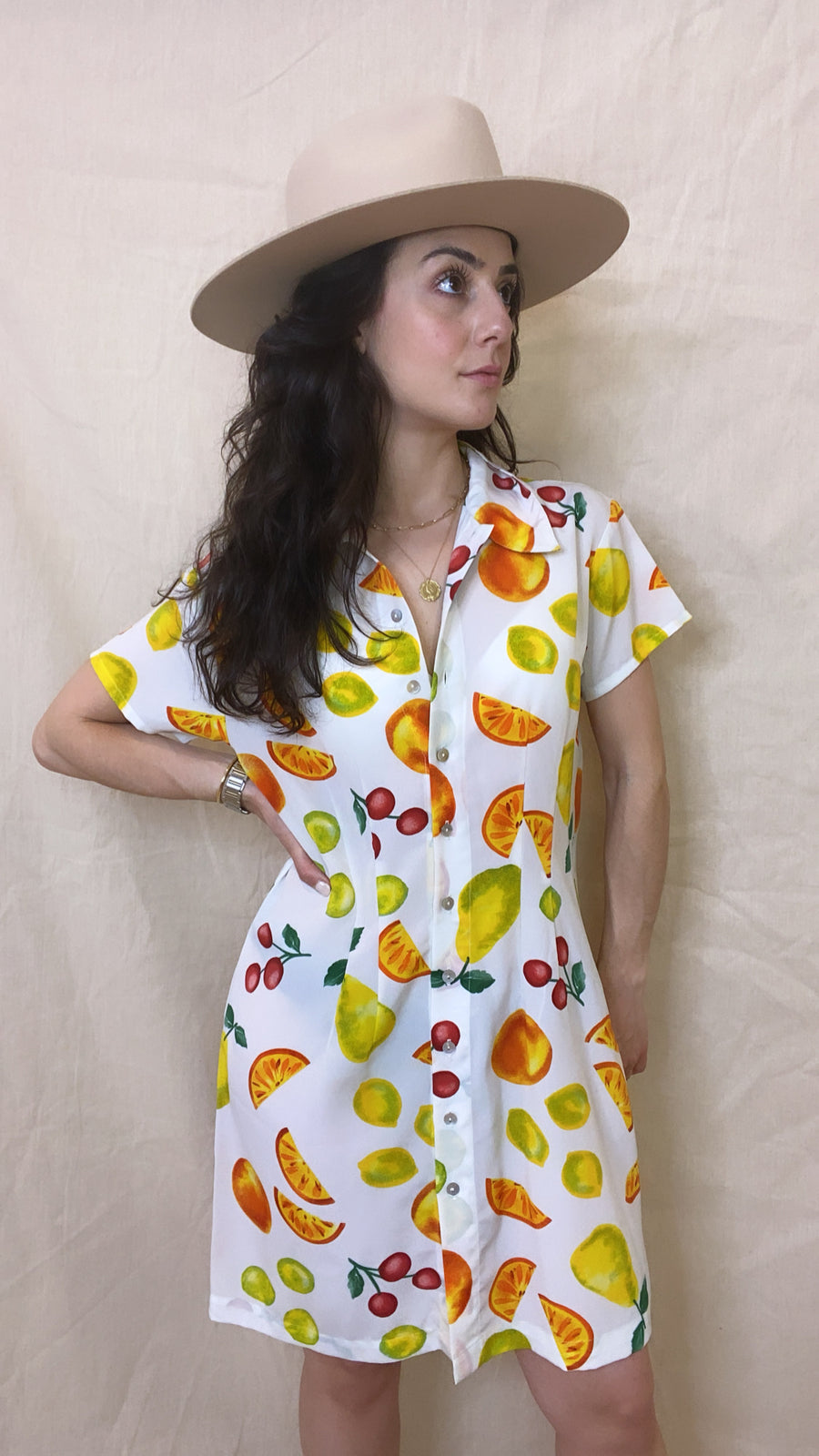 Fruit Cup Dress, 1990's