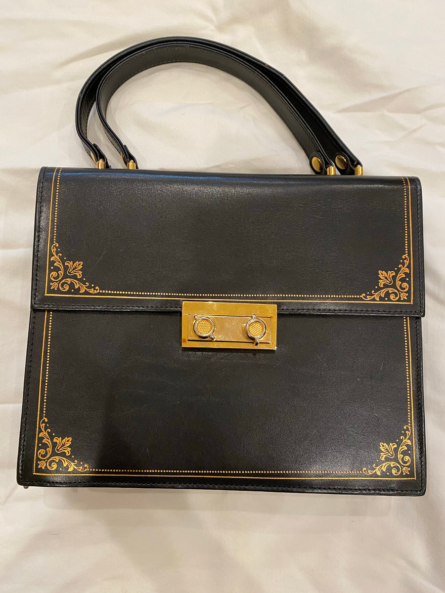 1950's Gilded Leather Purse