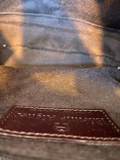 Etienne Aigner Wine shoulder purse with genuine leather