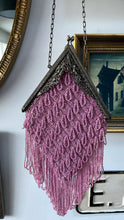 Load image into Gallery viewer, 1920’s pink beaded purse with cherubs