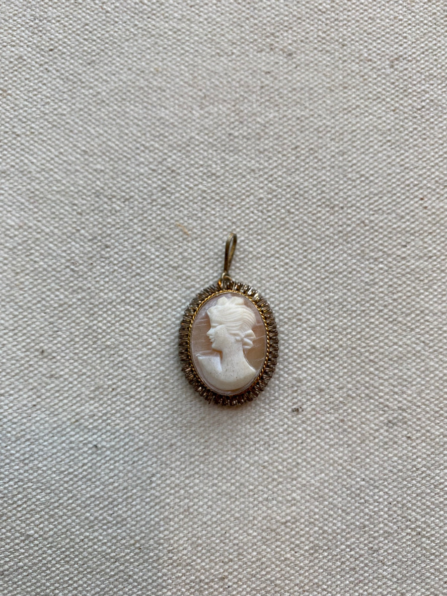 Cameo Pendant, 1960's