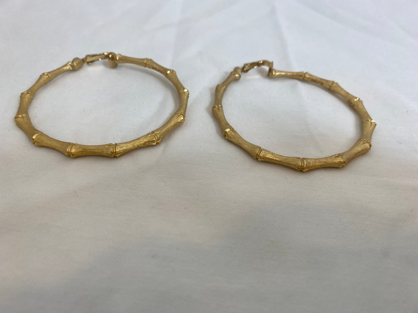Gold Bamboo Hoops, 1970’s