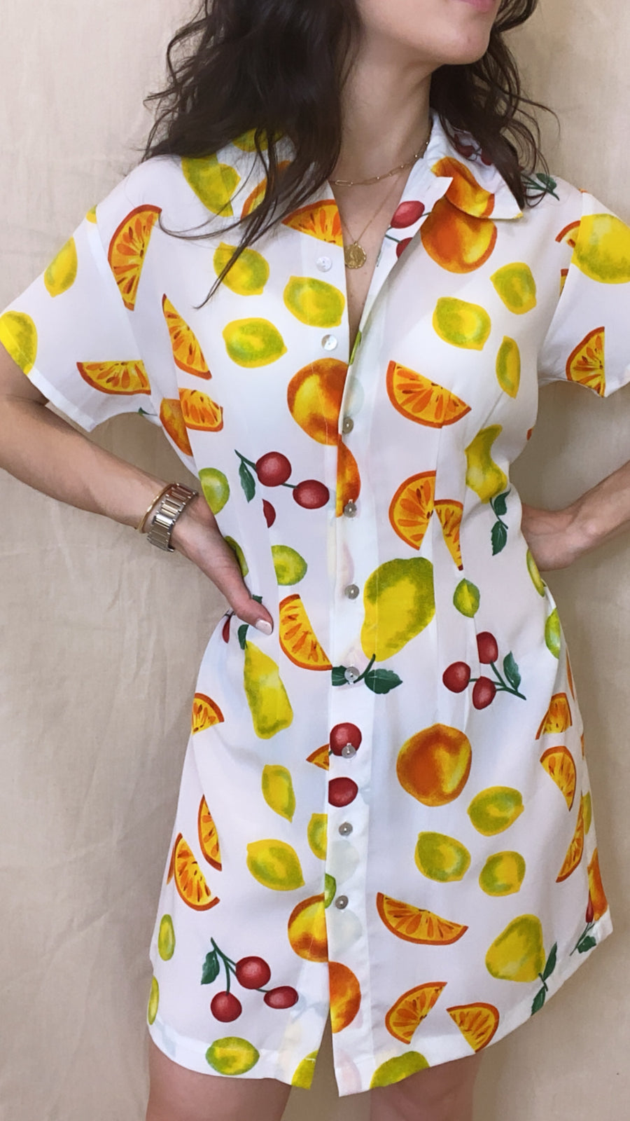 Fruit Cup Dress, 1990's