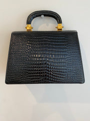 Black Crocodile Purse