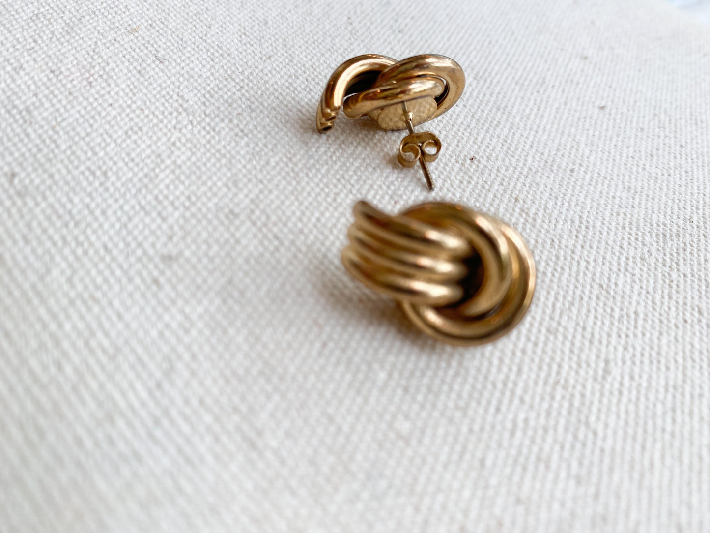 Gold Knot Earrings