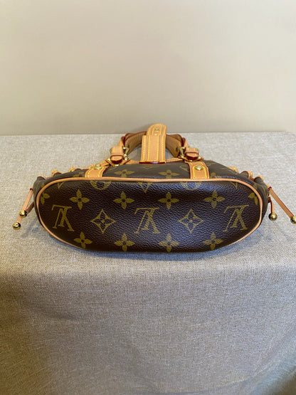 Louis Vuitton Theda Gold and Beige Ecru Canvas Leather Bag GM, 2004 For  Sale at 1stDibs
