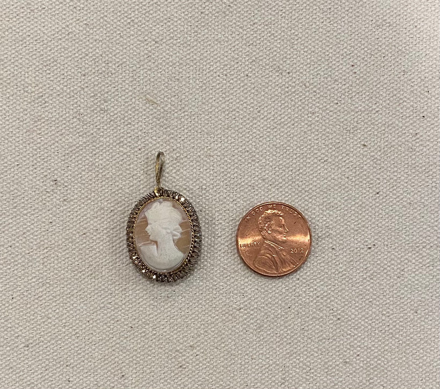 Cameo Pendant, 1960's