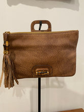 Load image into Gallery viewer, Gucci, Lucy Fold-Over Bamboo Clutch, 25