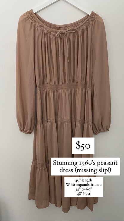 Peasant dress, 1960’s