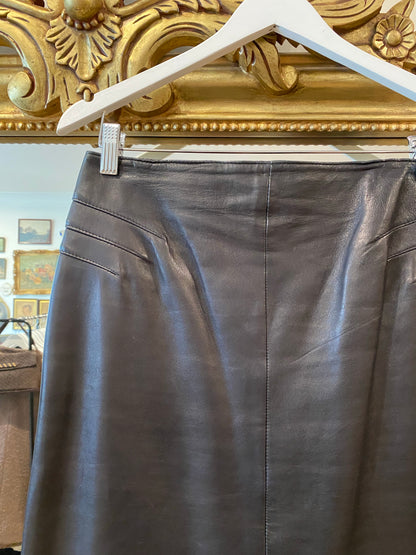 Saks Leather Skirt, 1990's