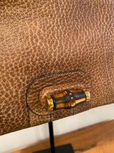 Load image into Gallery viewer, Gucci, Lucy Fold-Over Bamboo Clutch, 25