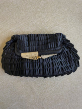 Load image into Gallery viewer, Fendi, Rhinestone Black Satin Clutch, 8