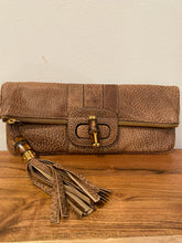 Load image into Gallery viewer, Gucci, Lucy Fold-Over Bamboo Clutch, 25