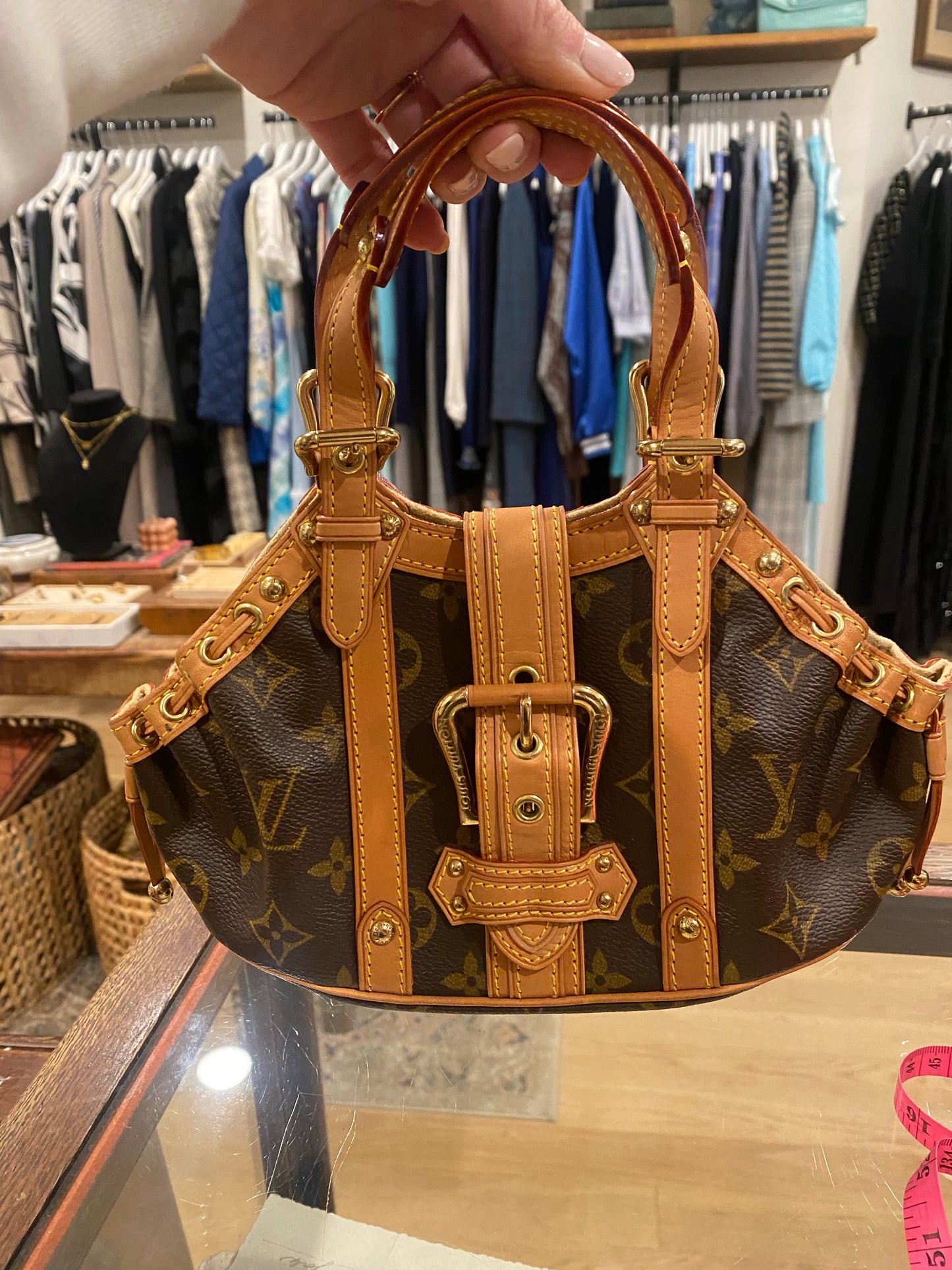 Louis Vuitton Monogram Theda PM - Brown Handle Bags, Handbags