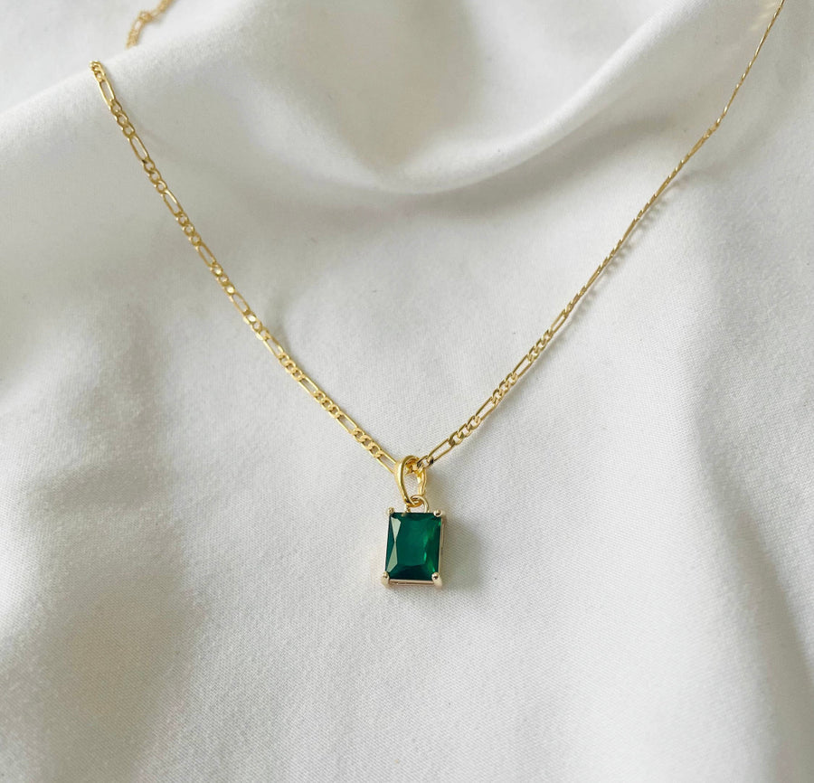 Emerald Stone Necklace