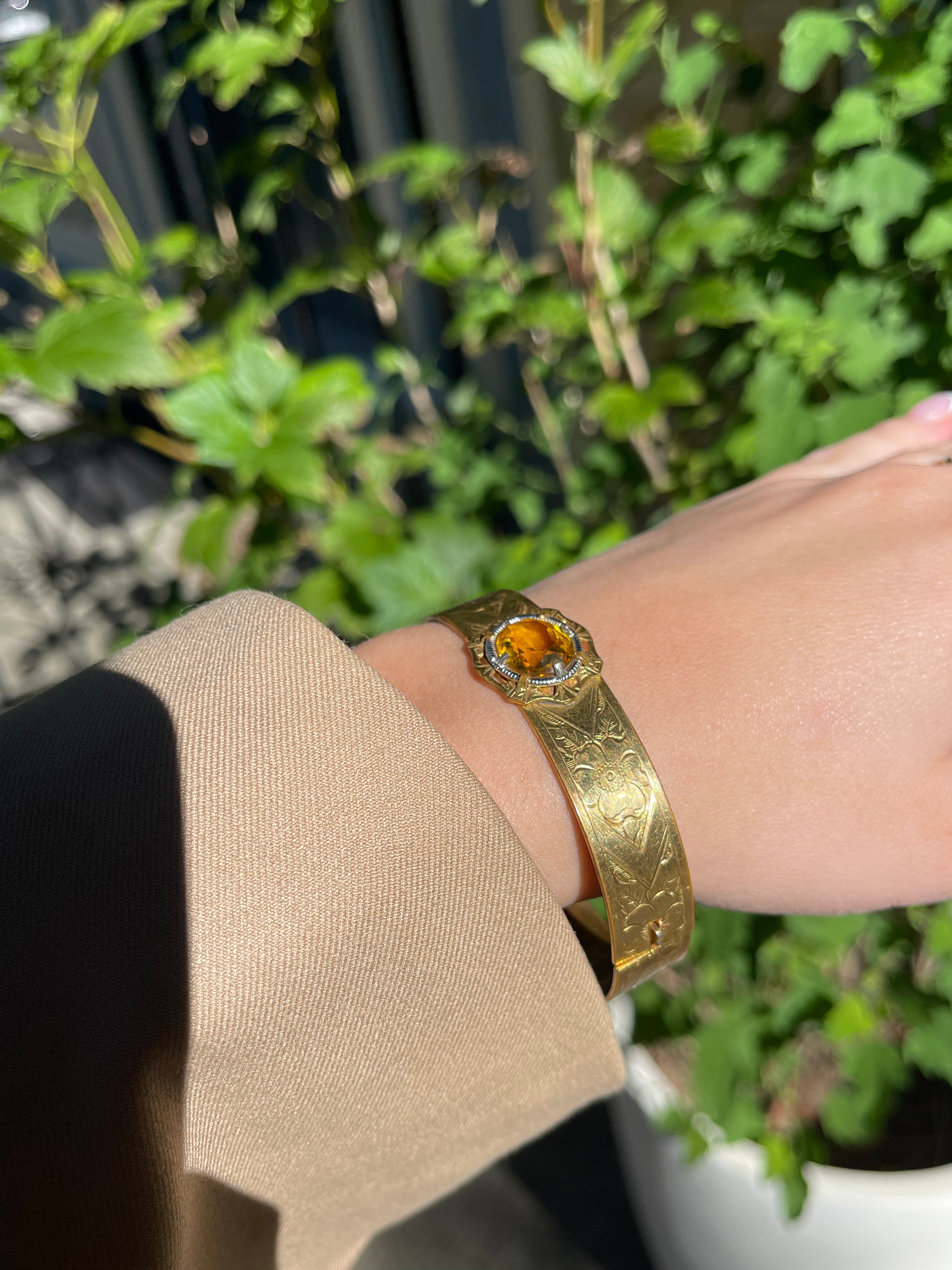 Gold Toned Cuff, 1950’s