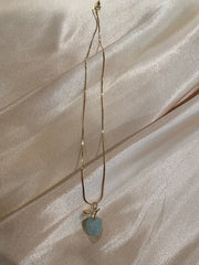 Aventurine Apple Necklace